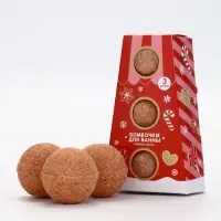 Бомбочки для ванны, аромат пряное какао, набор 3 шт х 40 г, URAL LAB Бомбочки для ванны, аромат пряное какао, набор 3 шт х 40 г, URAL LAB