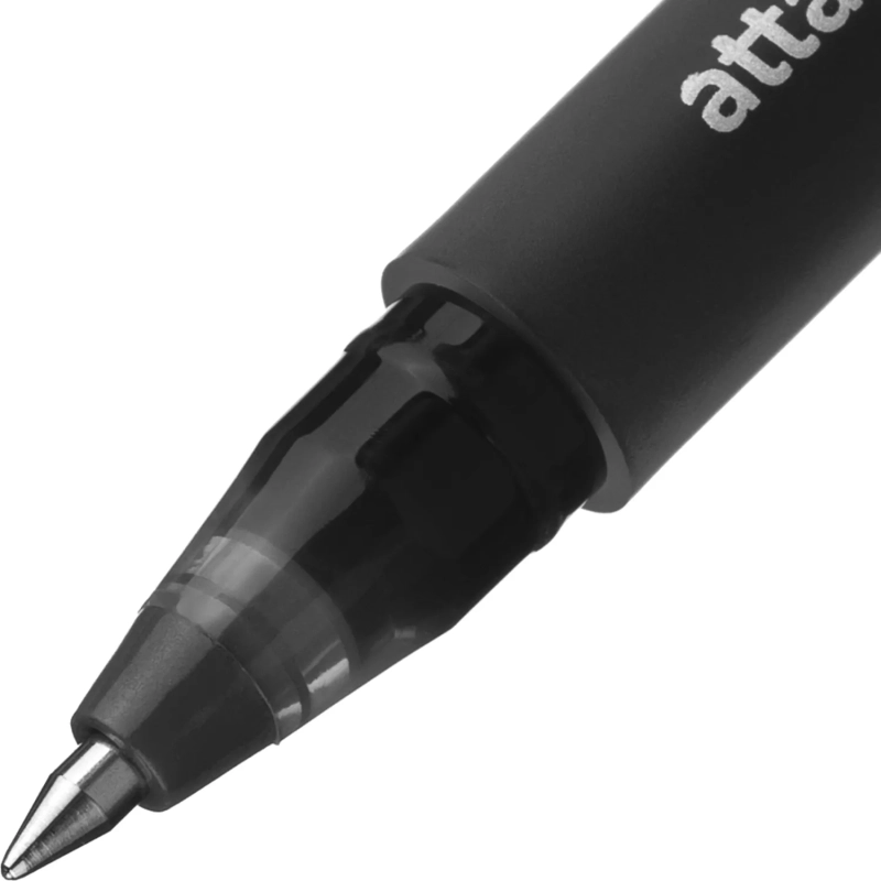 Ручка гелевая Attache Long Way, д.ш. 0,5 мм, лин. 0,38 мм,&nbsp; черная