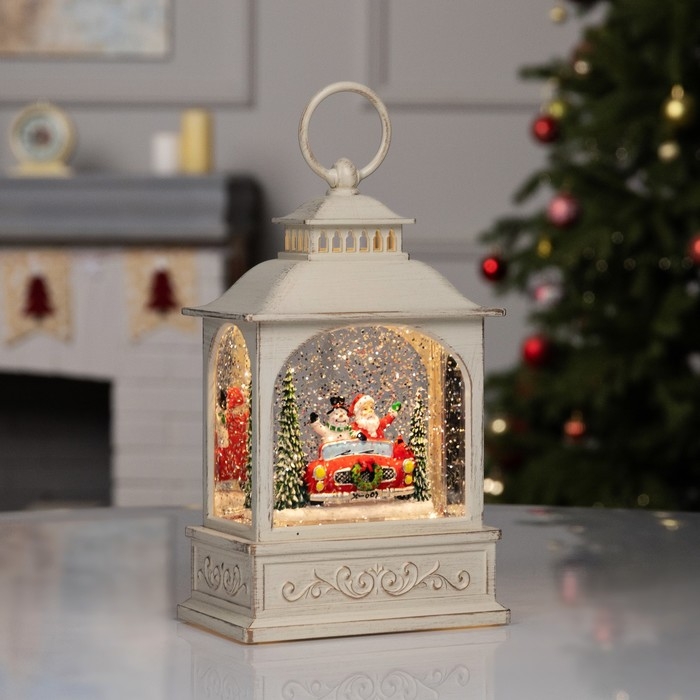 Фигура светодиодная «Новогодние приключения», 21х13.3х8.1 см, музыка, батарейки ААх3 (не в комплекте), USB, свечение тёплое белое Фигура светодиодная «Новогодние приключения», 21х13.3х8.1 см, музыка, батарейки ААх3 (не в комплекте), USB, свечение тёплое белое