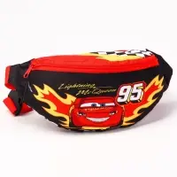 Сумка поясная детская для мальчика, 25&times;6&times;13 см, Тачки