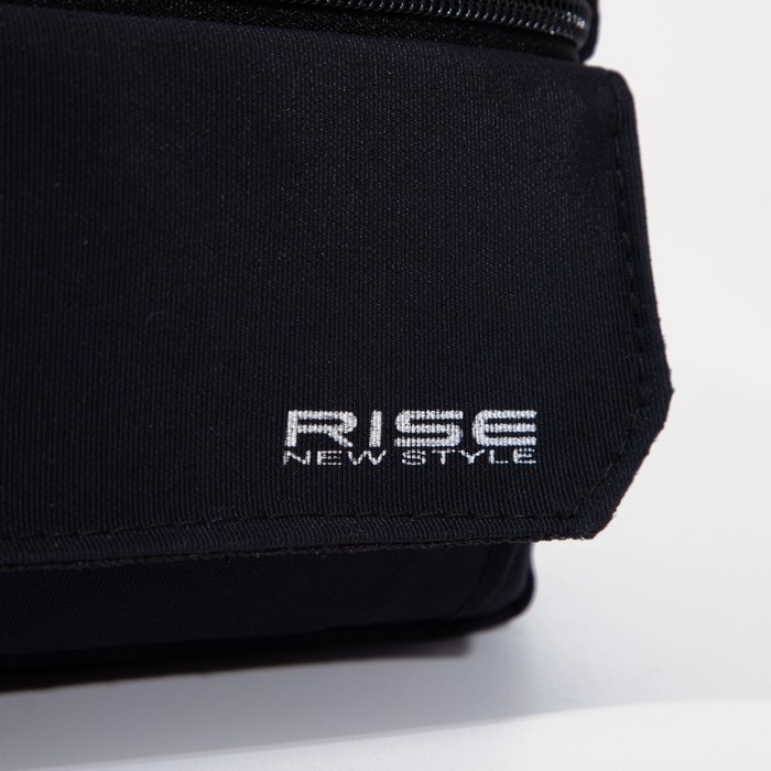 Поясная сумка на молнии, 3 наружных кармана, цвет чёрный Поясная сумка на молнии, 3 наружных кармана, цвет чёрный