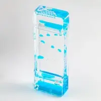 Часы гелевые, антистресс, 16.5&times;5.8 см, синие
