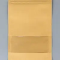 Пакет Zip - lock Крафт с прямоугольным окном, плоский, 16&times;26 см