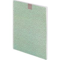 Бизнес-тетрадь А4,96л,точка,греб,обл.глянц.лам. Attache Fleur Мята