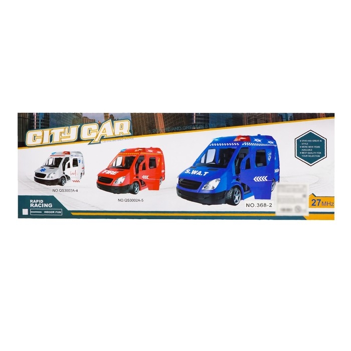 Машина радиоуправляемая «Спецназ», работает от батареек, свет и звук, цвет чёрный Машина радиоуправляемая «Спецназ», работает от батареек, свет и звук, цвет чёрный