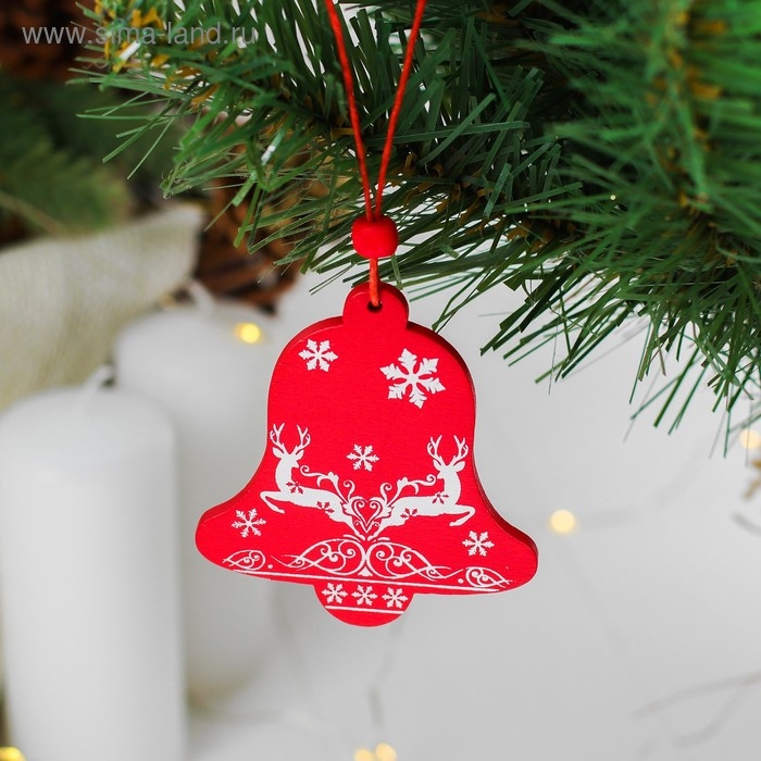 Новогодняя подвеска «Скандинавский колокольчик» Новогодняя подвеска «Скандинавский колокольчик»