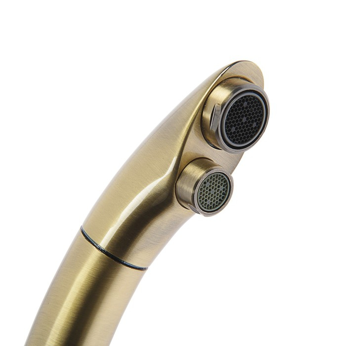 Смеситель для кухни Accoona A5179C-7, с выходом для питьевой воды, латунь, бронза Смеситель для кухни Accoona A5179C-7, с выходом для питьевой воды, латунь, бронза