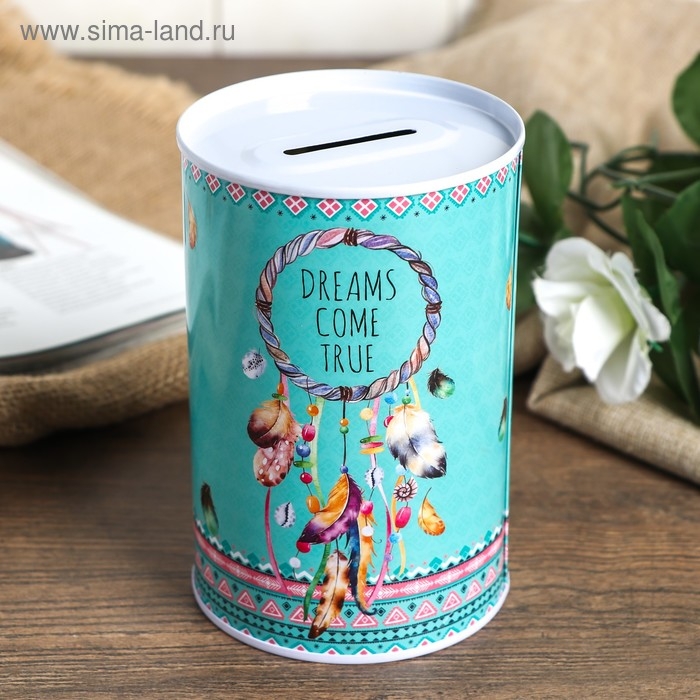 Копилка металл банка Копилка металл банка "Ловец снов" МИКС 12х8х8 см