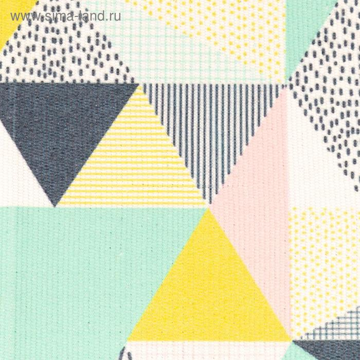 Коврик Этель  Коврик Этель "Геометрия" 60х90 см, 50% хл, 50% п/э