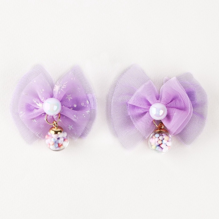 Заколка для волос с бантом «Самой нежной», 7 х 5 см Заколка для волос с бантом «Самой нежной», 7 х 5 см