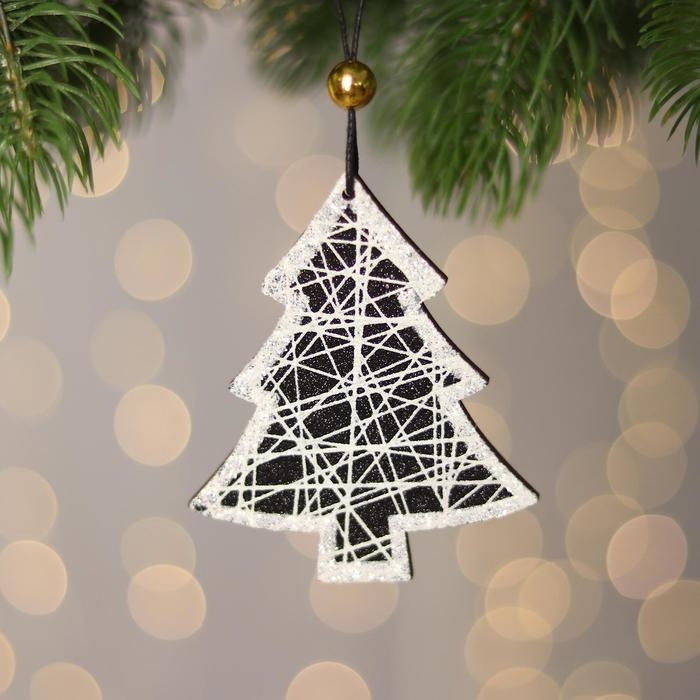 Новогодняя подвеска с подсветкой «Ёлка» 7×19 см Новогодняя подвеска с подсветкой «Ёлка» 7×19 см