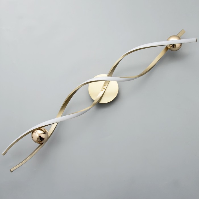 Светильник Светильник "Спираль" LED 112Вт 3000-6000К золото 100х22х22 см BayerLux