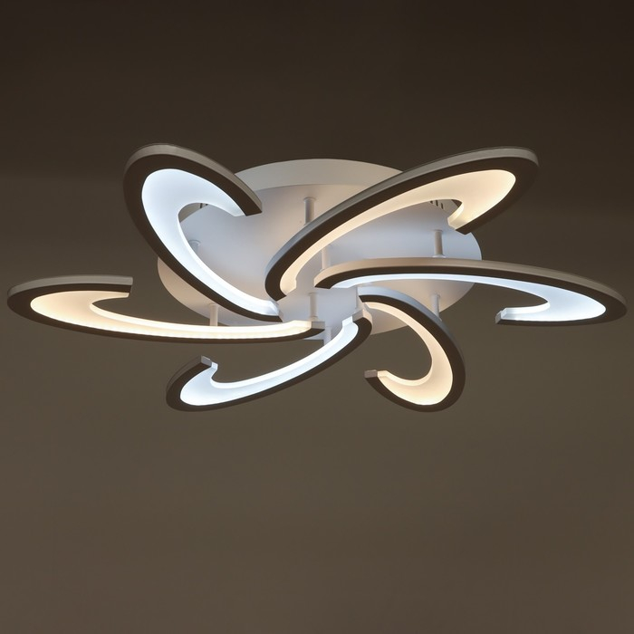 Люстра светодиодная "Анна" LED 108Вт 2700-6400К 7100Лм 70х70х8см Ritter