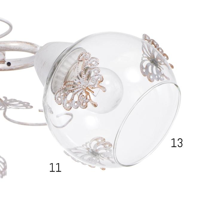 Люстра 6591202/3 E27 40Вт белый 46х46х24 см