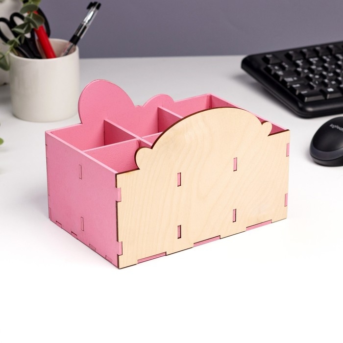 Органайзер для хранения мелочей "Балерина" 6 отделений, 18,7х12,5х12,5 см