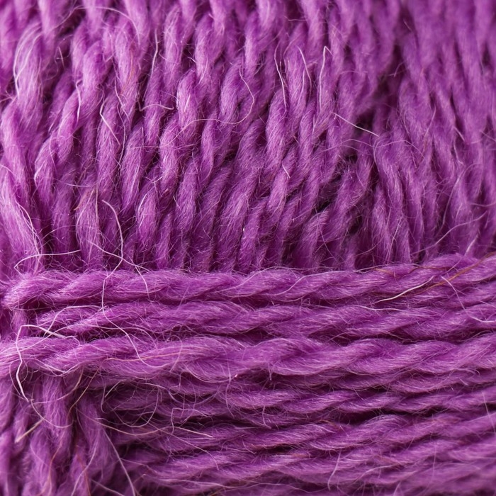 Пряжа Пряжа "Деревенская" 100% шерсть 250м/100гр (516-персидская сирень)