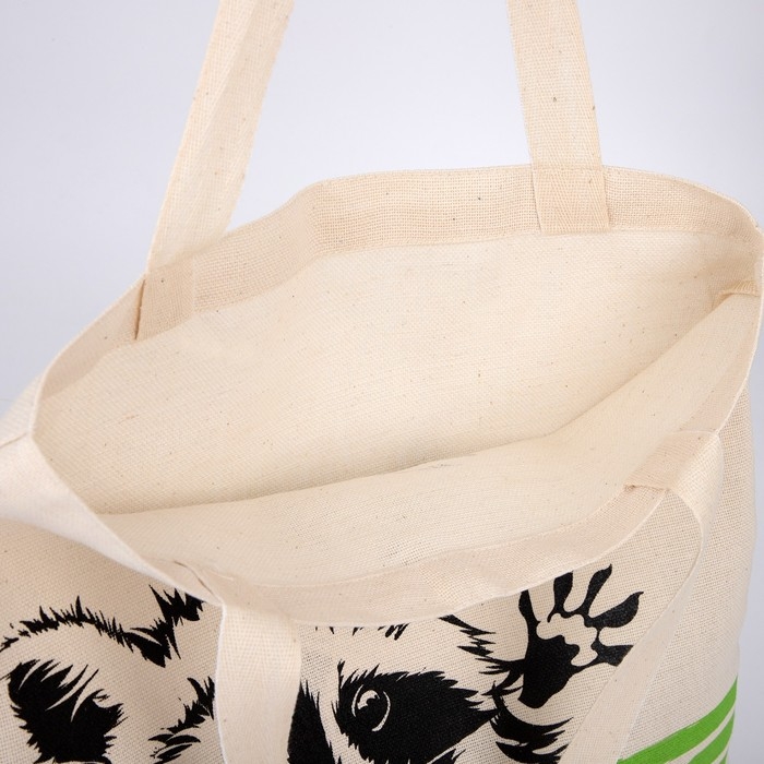 Шопер Что несёшь? без молнии, без подклада, цвет бежевый Шопер Что несёшь? без молнии, без подклада, цвет бежевый