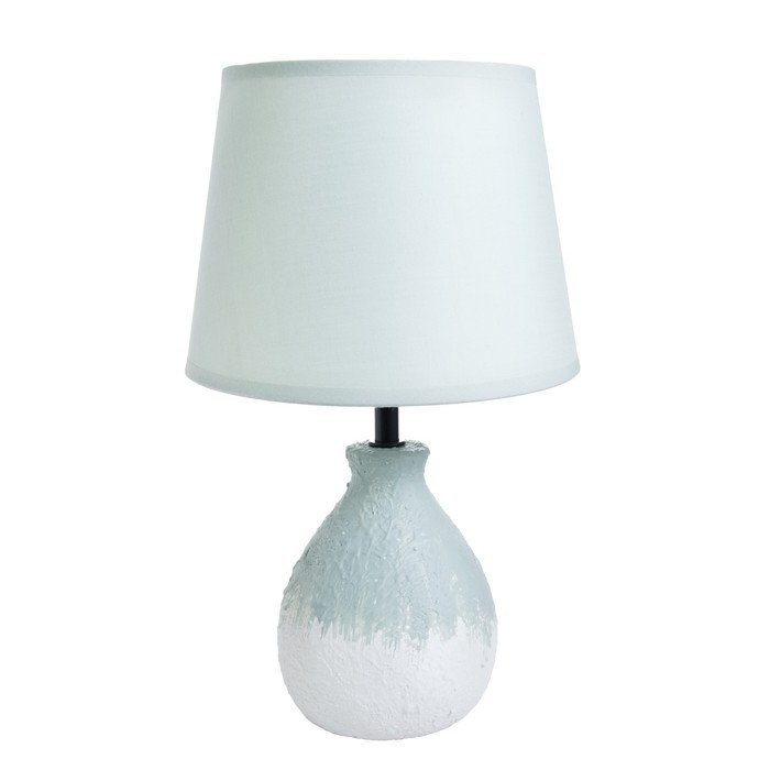 Настольная лампа Настольная лампа "Заряна" Е14 40Вт белый голубой 30х30х33см RISALUX