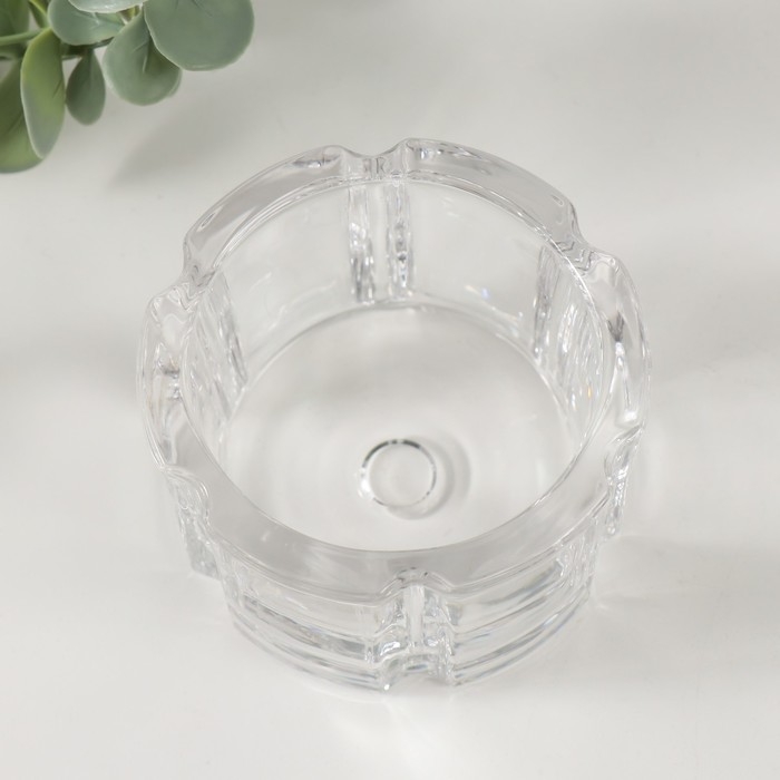 Подсвечник стекло на 1 свечу Подсвечник стекло на 1 свечу "Грани-цветок" прозрачный 8х8х5 см