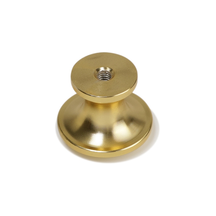 Ручка кнопка CAPPIO RK148, d=24 мм, цвет сатиновое золото Ручка кнопка CAPPIO RK148, d=24 мм, цвет сатиновое золото