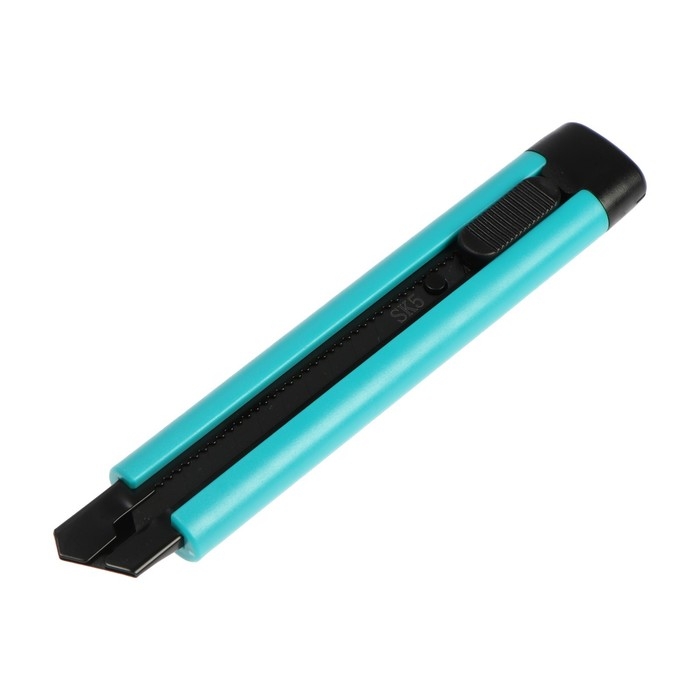 Нож ТУНДРА, корпус ABS пластик, металлическая направляющая, лезвие SK-5, 18 мм, МИКС Нож ТУНДРА, корпус ABS пластик, металлическая направляющая, лезвие SK-5, 18 мм, МИКС