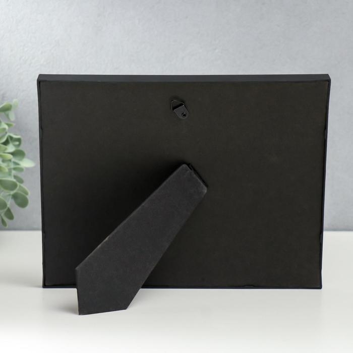 Фоторамка пластик на 8 фото 5х5, 5х7, 9х13 см  Фоторамка пластик на 8 фото 5х5, 5х7, 9х13 см "Лучшие моменты" чёрная 20х25 см