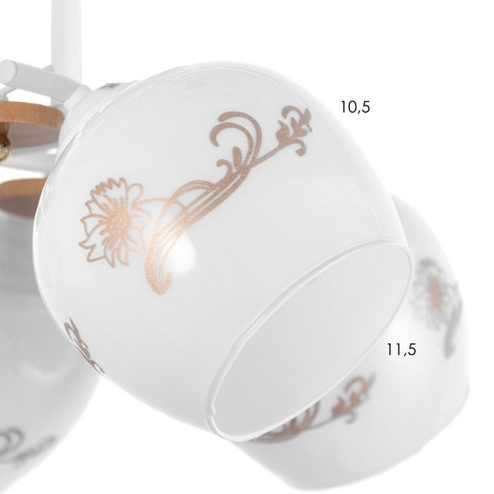 Люстра Люстра "Габриэль" 5х60Вт Е27 Белый 46х46х28см