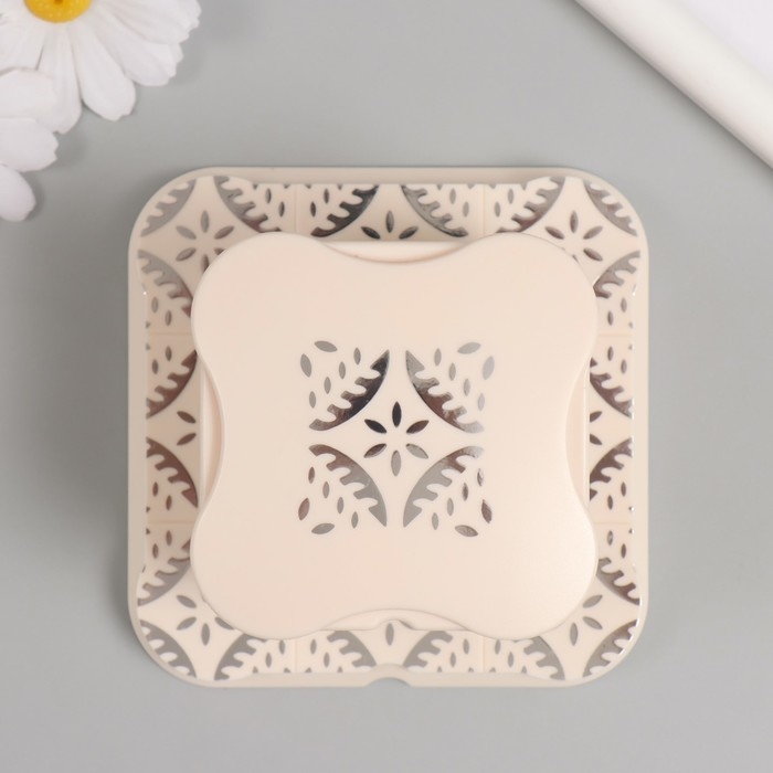 Дырокол фигурный рисунок 3,8х3,8 см "Узор колос" 6.1х6,1х4,1 см