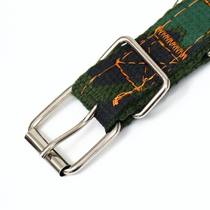 Ошейник брезентовый двухслойный Ошейник брезентовый двухслойный "Камуфляж", 52 х 2 см