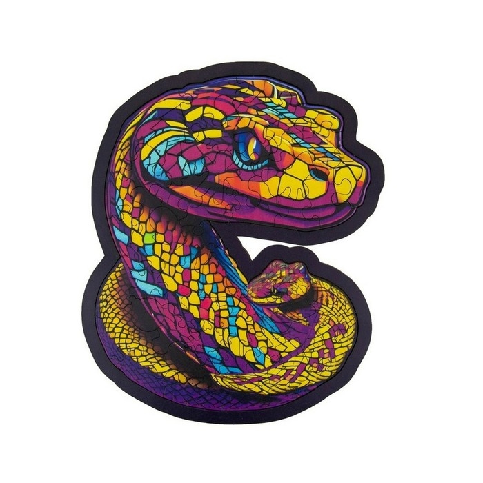 Пазл-вкладыш «Анаконда» на подложке, 52 дет. Пазл-вкладыш «Анаконда» на подложке, 52 дет.