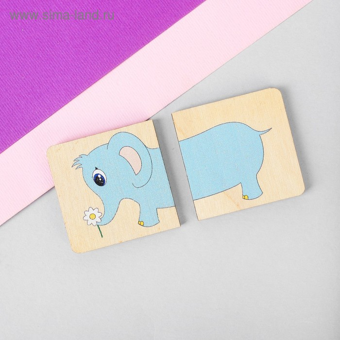 Игра развивающая деревянная &laquo;Весёлые половинки&raquo;