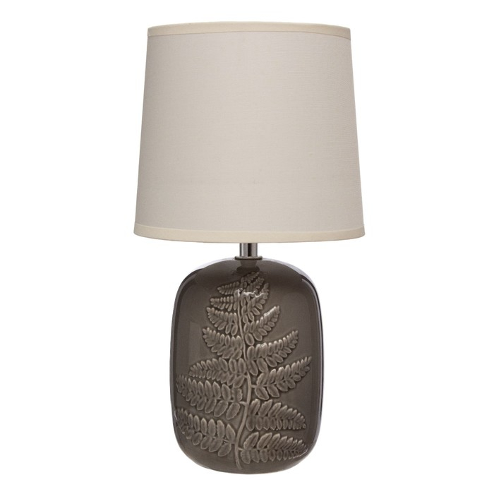 Лампа настольная "Ариззи" Е14 1х40Вт серый  20х20х32,5 см