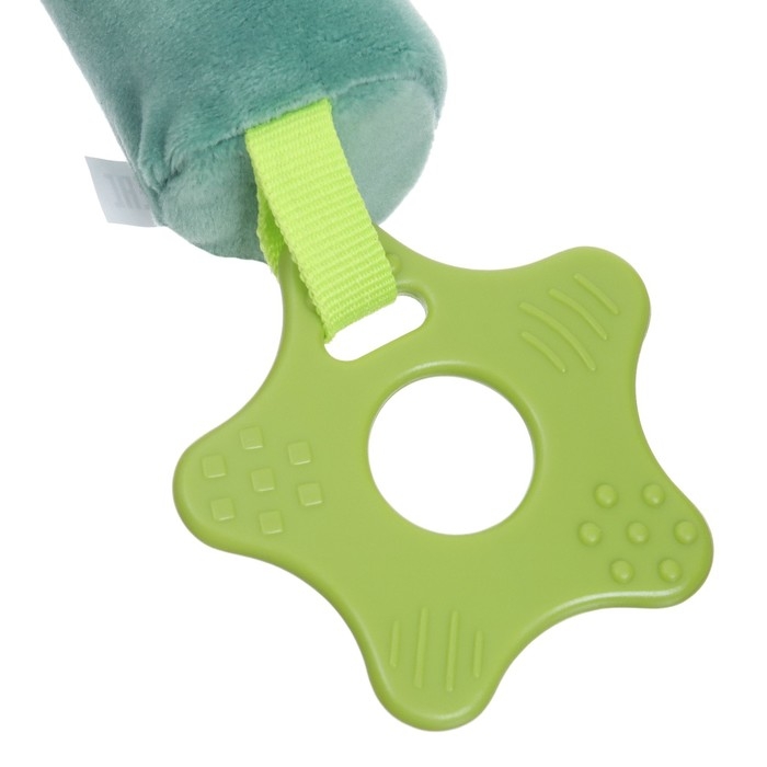 Пищалка - погремушка «Лягушастик», с прорезывателем, Крошка Я Пищалка - погремушка «Лягушастик», с прорезывателем, Крошка Я