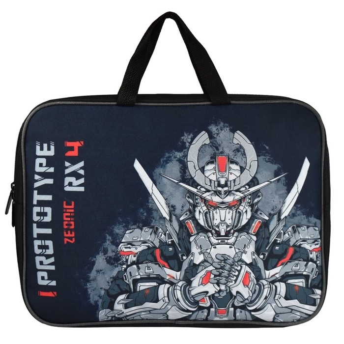 Папка с ручками текстильная А4, 345 х 260 х 70 мм, Феникс Папка с ручками текстильная А4, 345 х 260 х 70 мм, Феникс "Роботы"