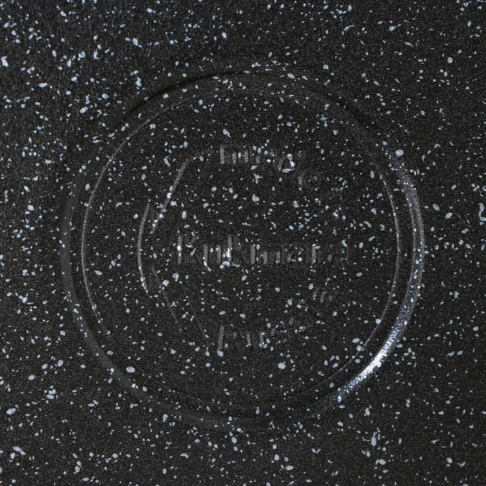 Сковорода блинная, d=24 см, пластиковая ручка, антипригарное покрытие, цвет тёмный мрамор Сковорода блинная, d=24 см, пластиковая ручка, антипригарное покрытие, цвет тёмный мрамор