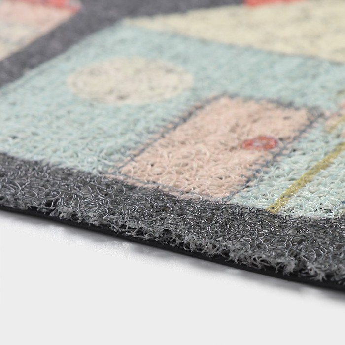 Коврик придверный грязезащитный Доляна Home, 37×58 см Коврик придверный грязезащитный Доляна Home, 37×58 см