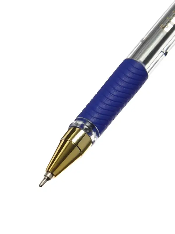 Ручка шариковая ErichKrause ULTRA-30 Gold Stick Grip, Super Glide, узел 0.7 мм, синяя