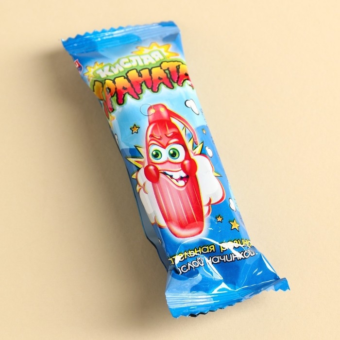 Жевательная резинка с кислой начинкой &laquo;Самый крутой&raquo;, 14 г.