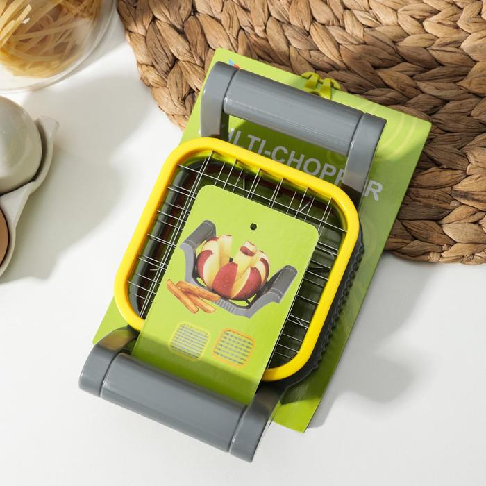 Набор овощерезок Доляна «Краски», 3 в 1, 17×11×6 см, цвет МИКС Набор овощерезок Доляна «Краски», 3 в 1, 17×11×6 см, цвет МИКС