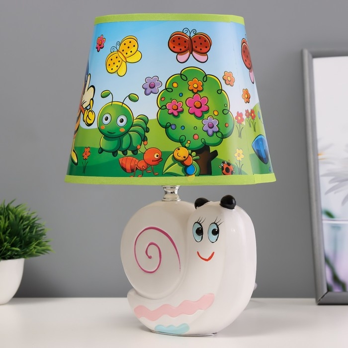 Настольная лампа  Настольная лампа "Улитка" Е14 40Вт 20х20х31см