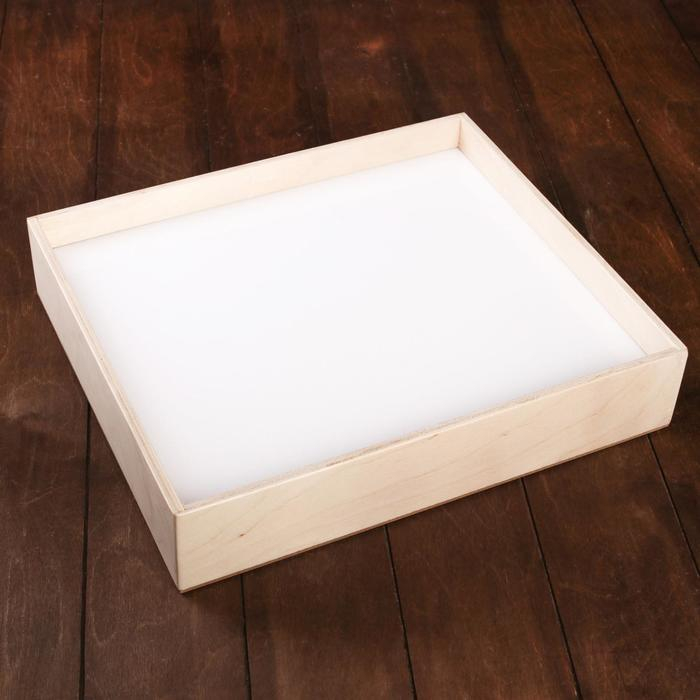 Планшет для рисования песком 42 × 60 см, фанера, оргстекло, с цветной подсветкой и пультом Планшет для рисования песком 42 × 60 см, фанера, оргстекло, с цветной подсветкой и пультом