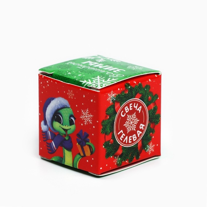 Новогодняя свеча гелевая Зима это «Новый год: Волшебной зимы», 2,5 х 2,5 х 2,5 см Новогодняя свеча гелевая Зима это «Новый год: Волшебной зимы», 2,5 х 2,5 х 2,5 см