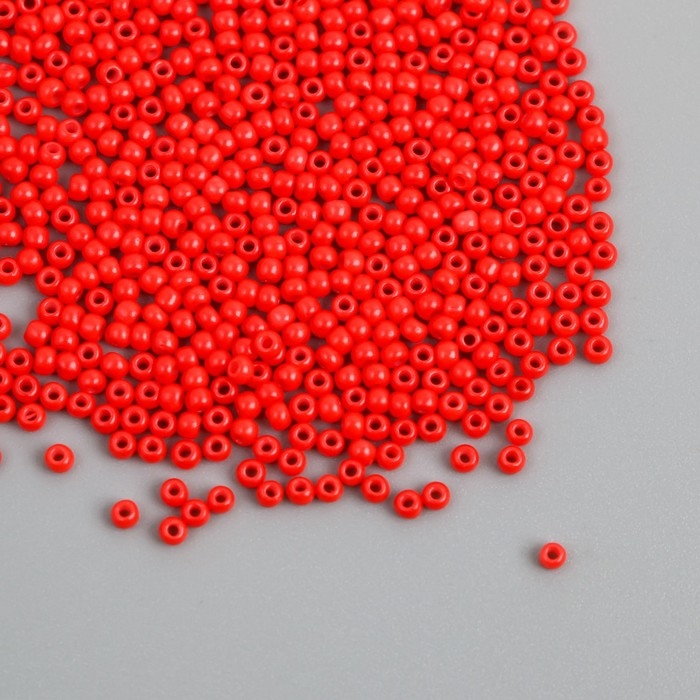 Бисер стекло 12/0  Бисер стекло 12/0 "Розовый неон" ровный №675 450 гр