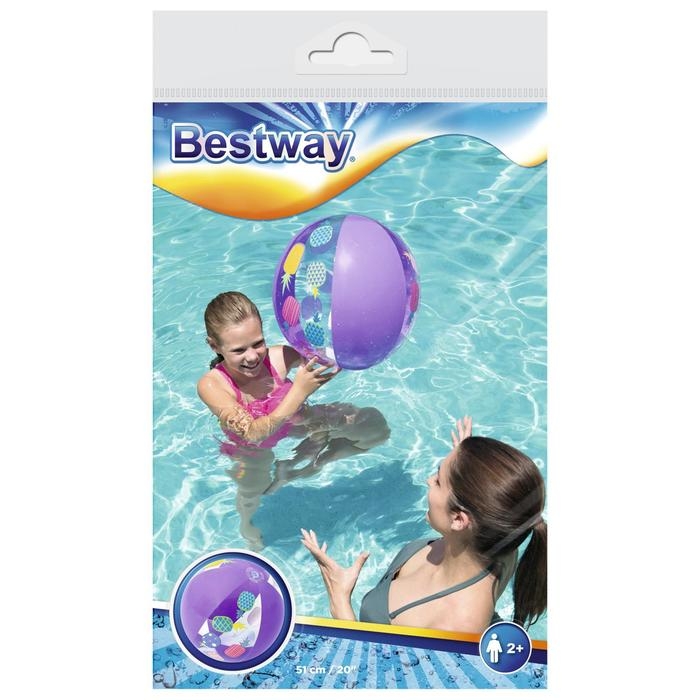Мяч пляжный «Дизайнерский», d=51 см, от 2 лет, цвет МИКС, 31036 Bestway Мяч пляжный «Дизайнерский», d=51 см, от 2 лет, цвет МИКС, 31036 Bestway
