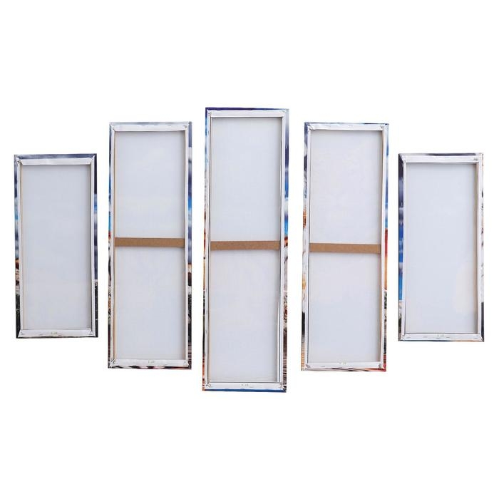 Картина модульная на подрамнике  Картина модульная на подрамнике "Тигр" 115х80 см (80х23; 2-70х23; 2-53х23)