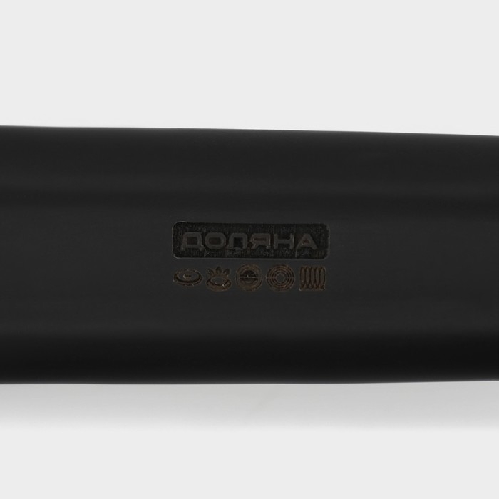 Сковорода гриль Доляна «Моно», d=18 см, индукция, цвет темный мрамор