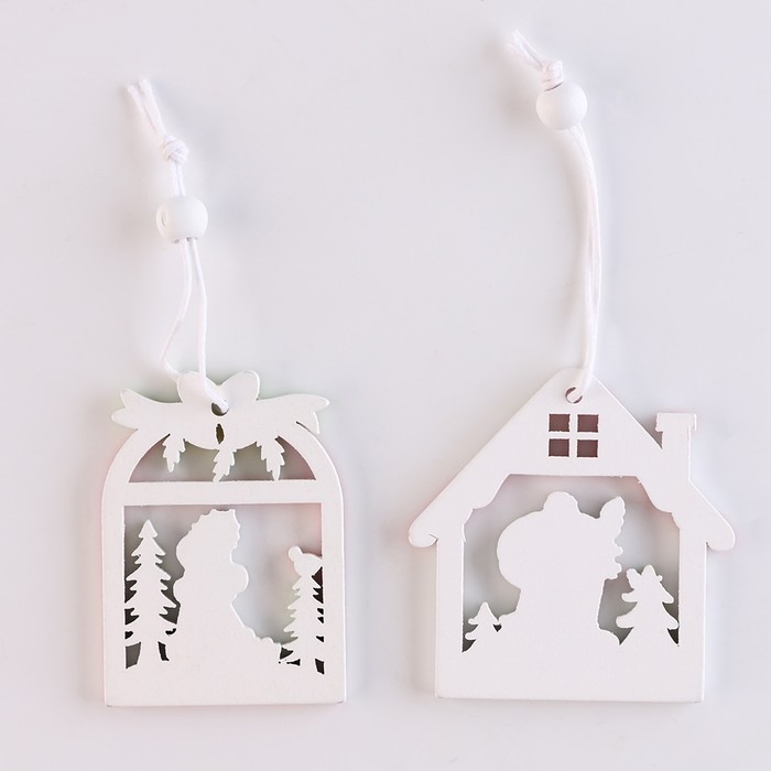 Набор новогодних подвесок, 12 шт., МИКС Набор новогодних подвесок, 12 шт., МИКС