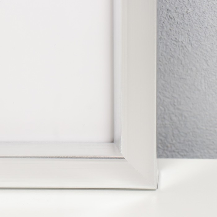 Фоторамка пластик Фоторамка пластик "МИРАМ" 40х60 см 021 серебро (пластиковый экран)