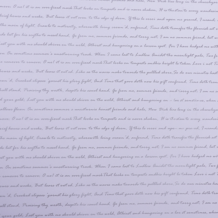 Пленка для цветов "Послание", сиреневый, 0,6 х 10 м