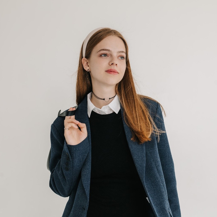 Чокер «Сердце», цвет чёрный в серебре, L= 35 см Чокер «Сердце», цвет чёрный в серебре, L= 35 см